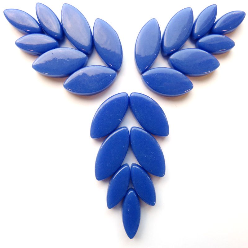 Glass Petals - Warm Blue