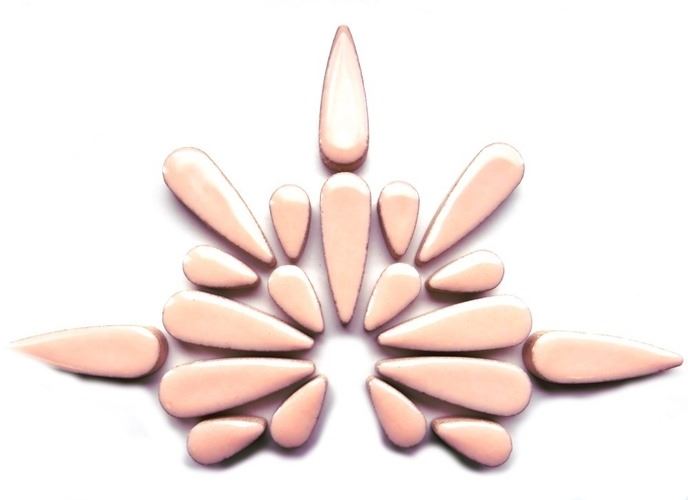 Ceramic Teardrops - Sweet Pink
