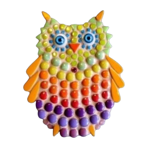 Kit - 16cm Rainbow Owl