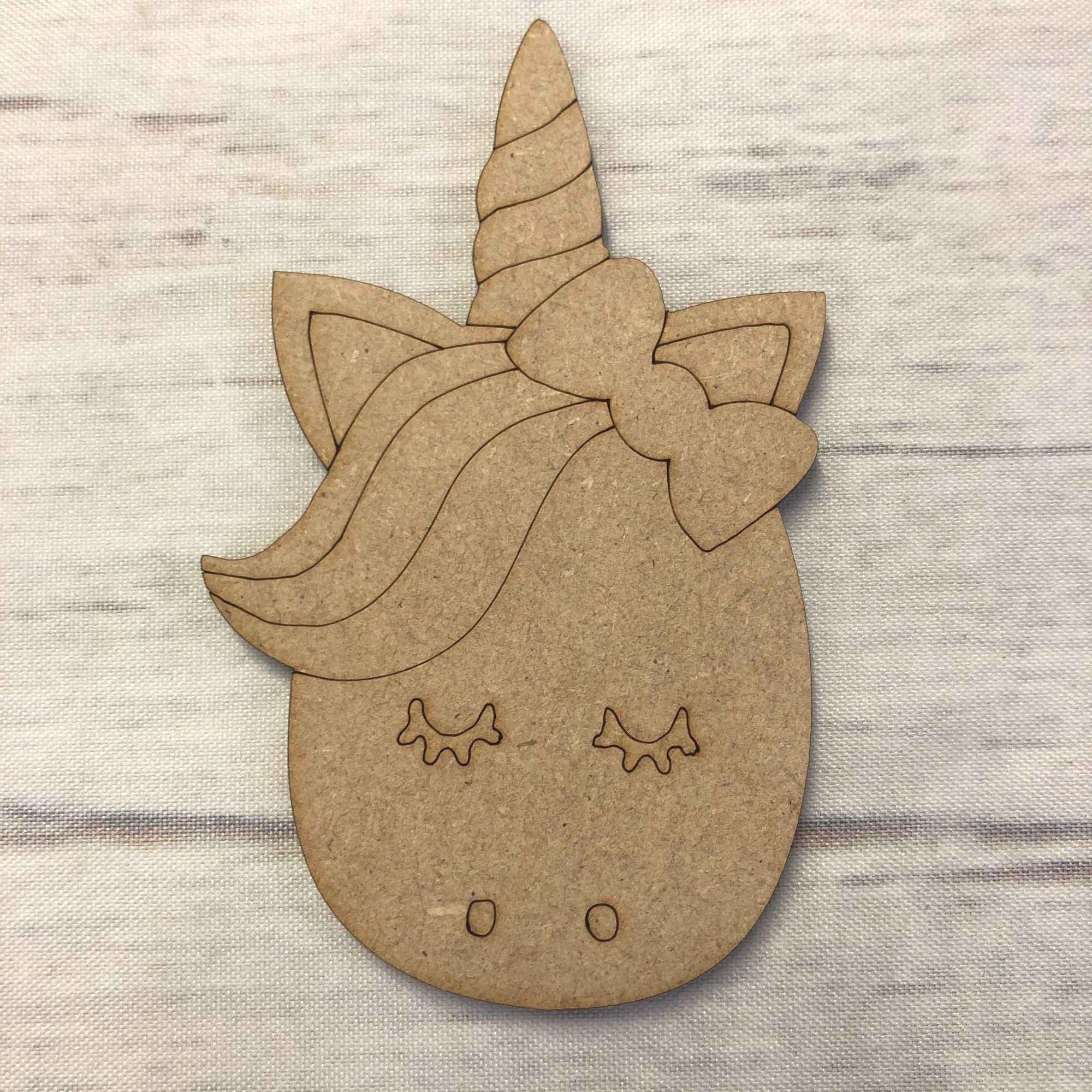 Unicorn 5- engraved
