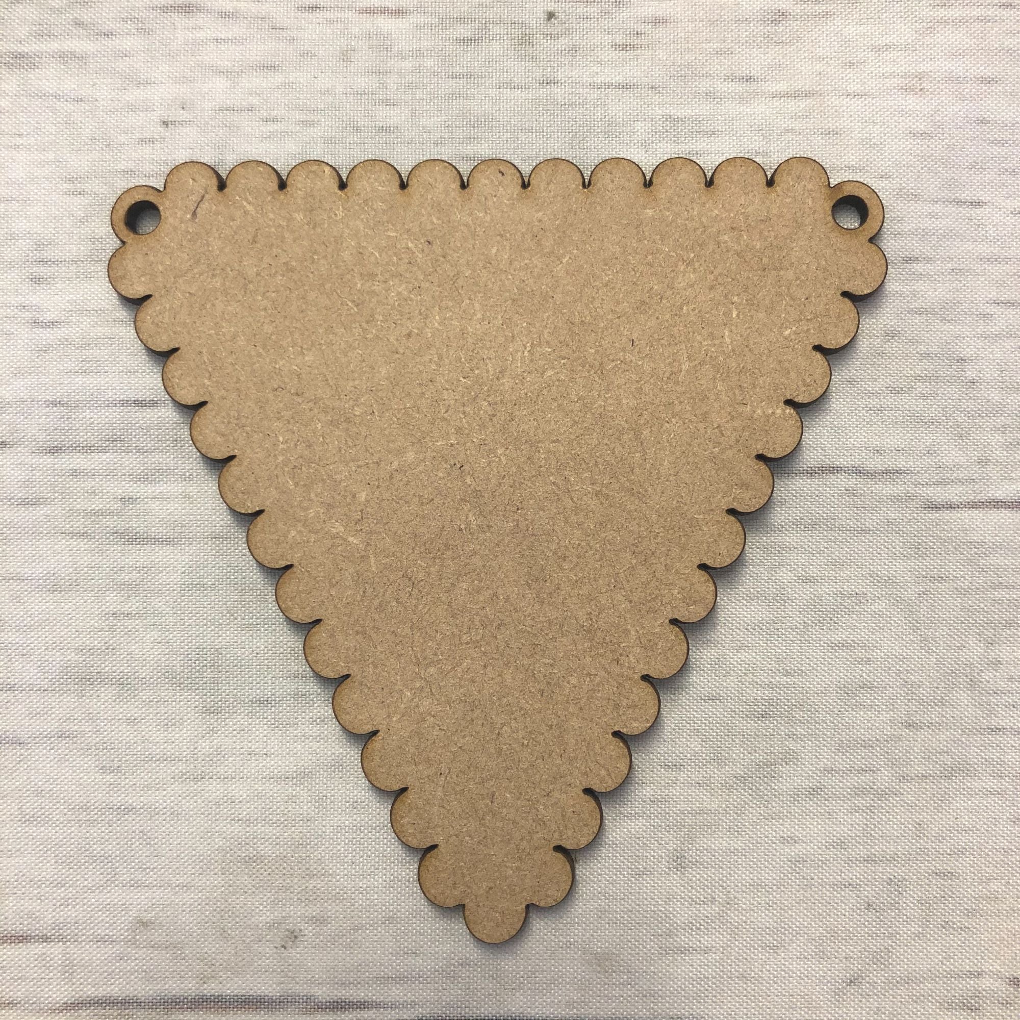 Bunting - Scalloped Triangle