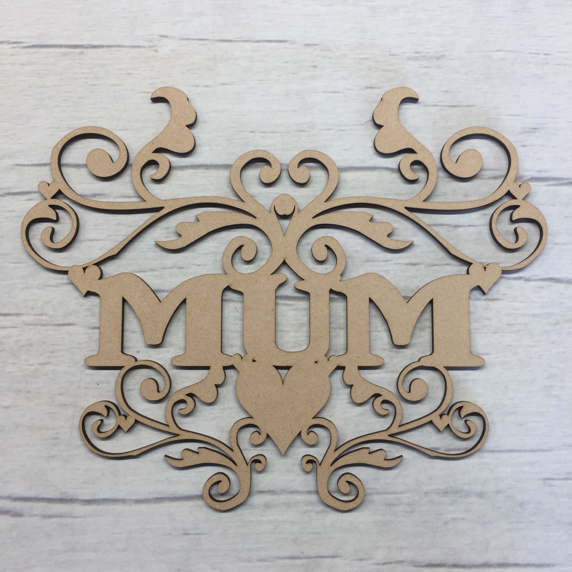 Base MDF - Hanging plaque - 'Mum'