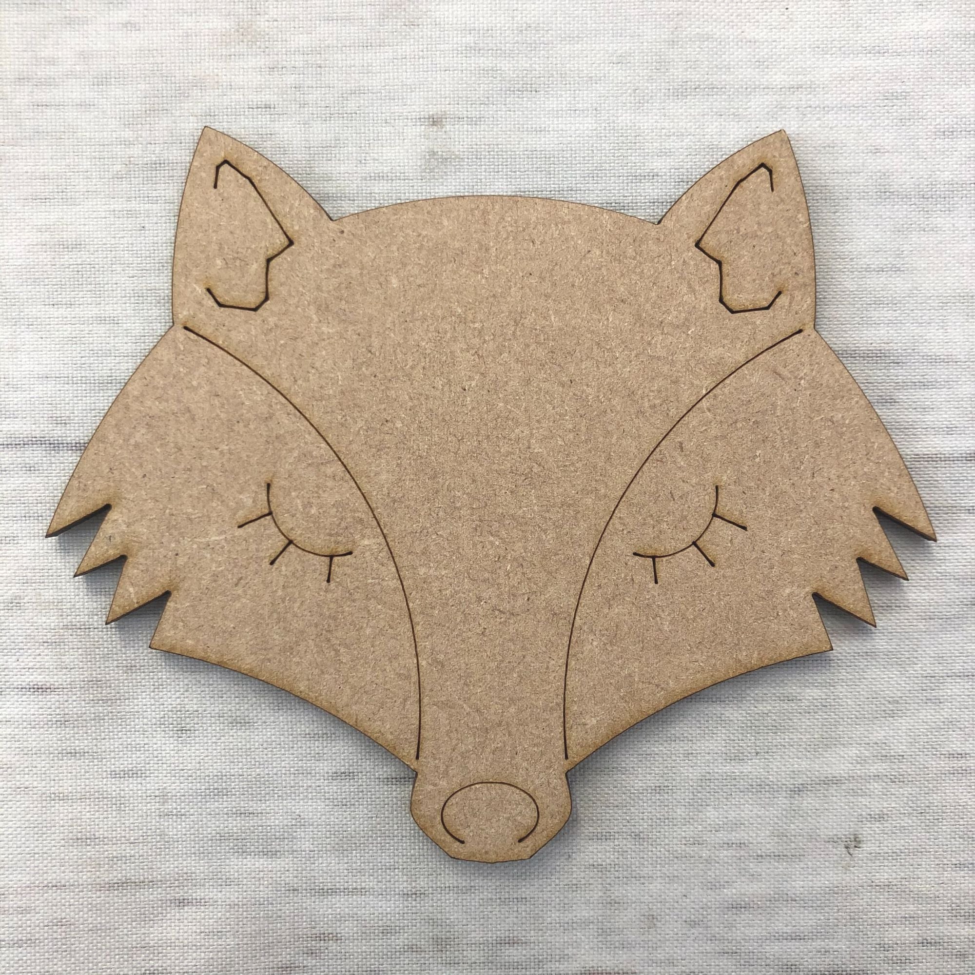 Fox - engraved