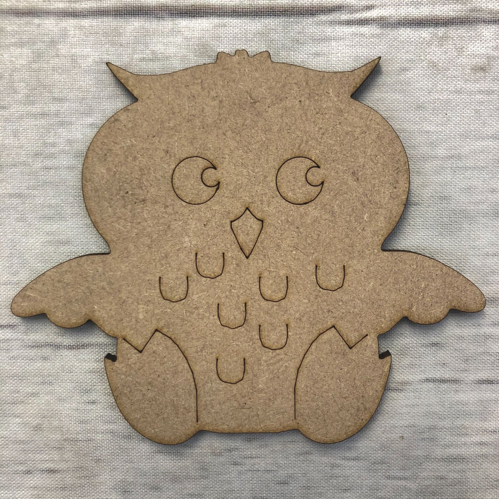 Owl 1 - engraved