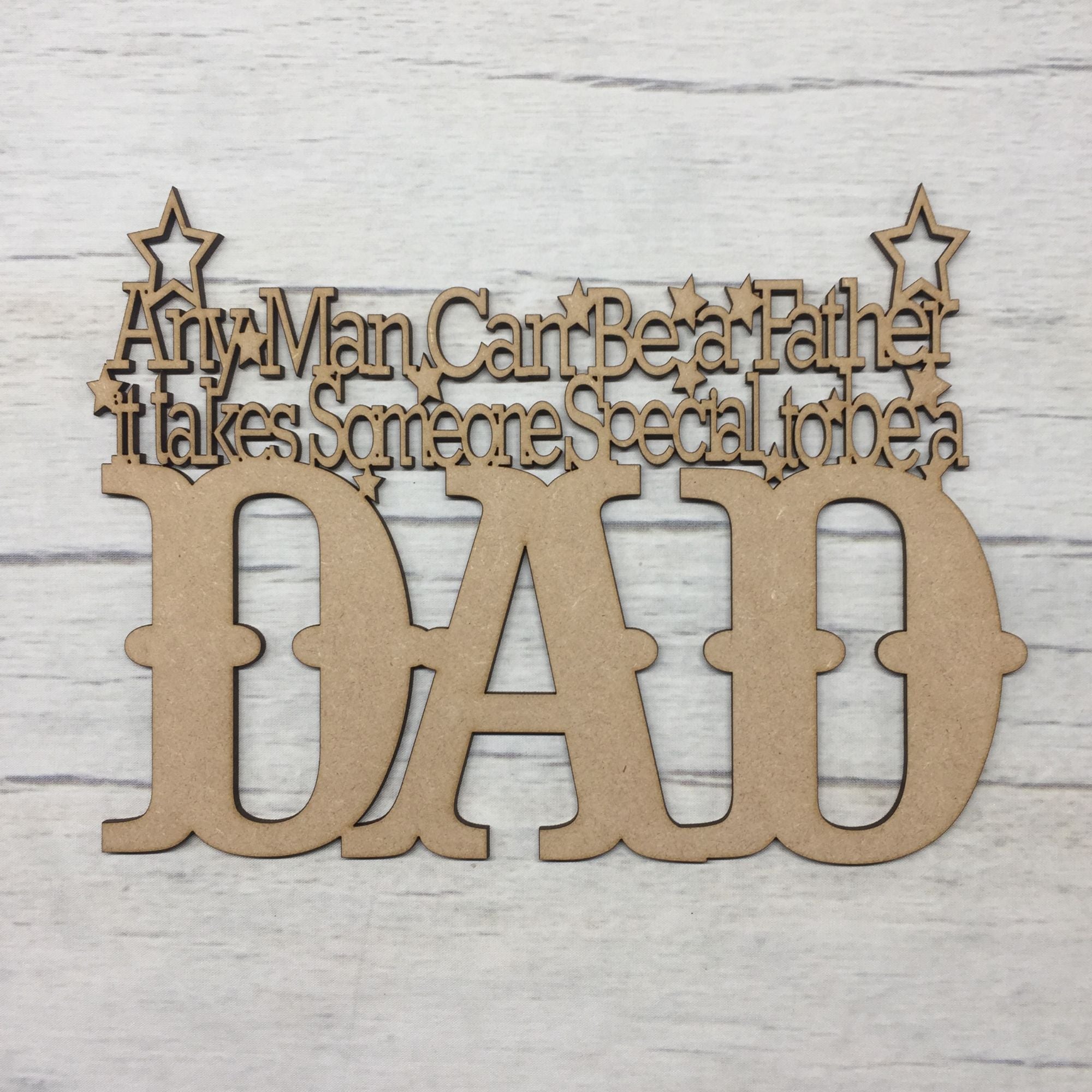 Base MDF - Father's day hanging plaque 1