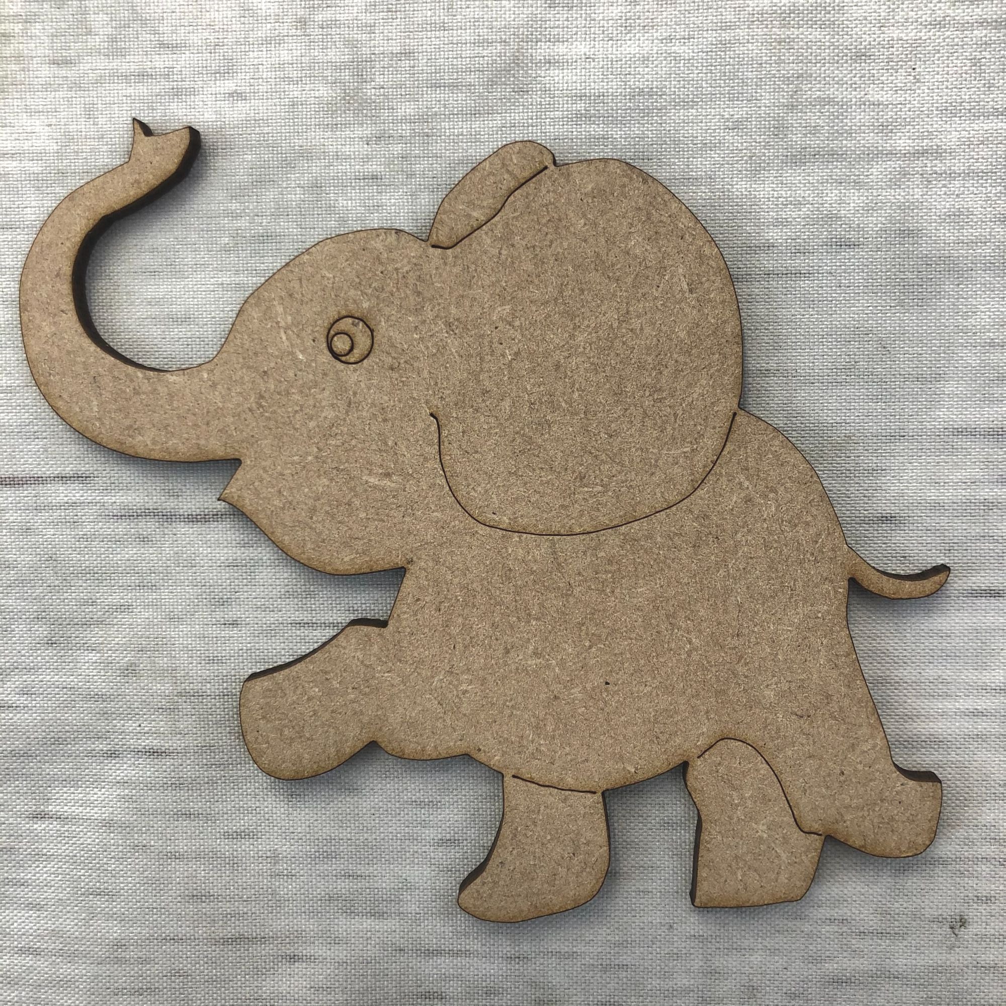 Elephant 1 - engraved