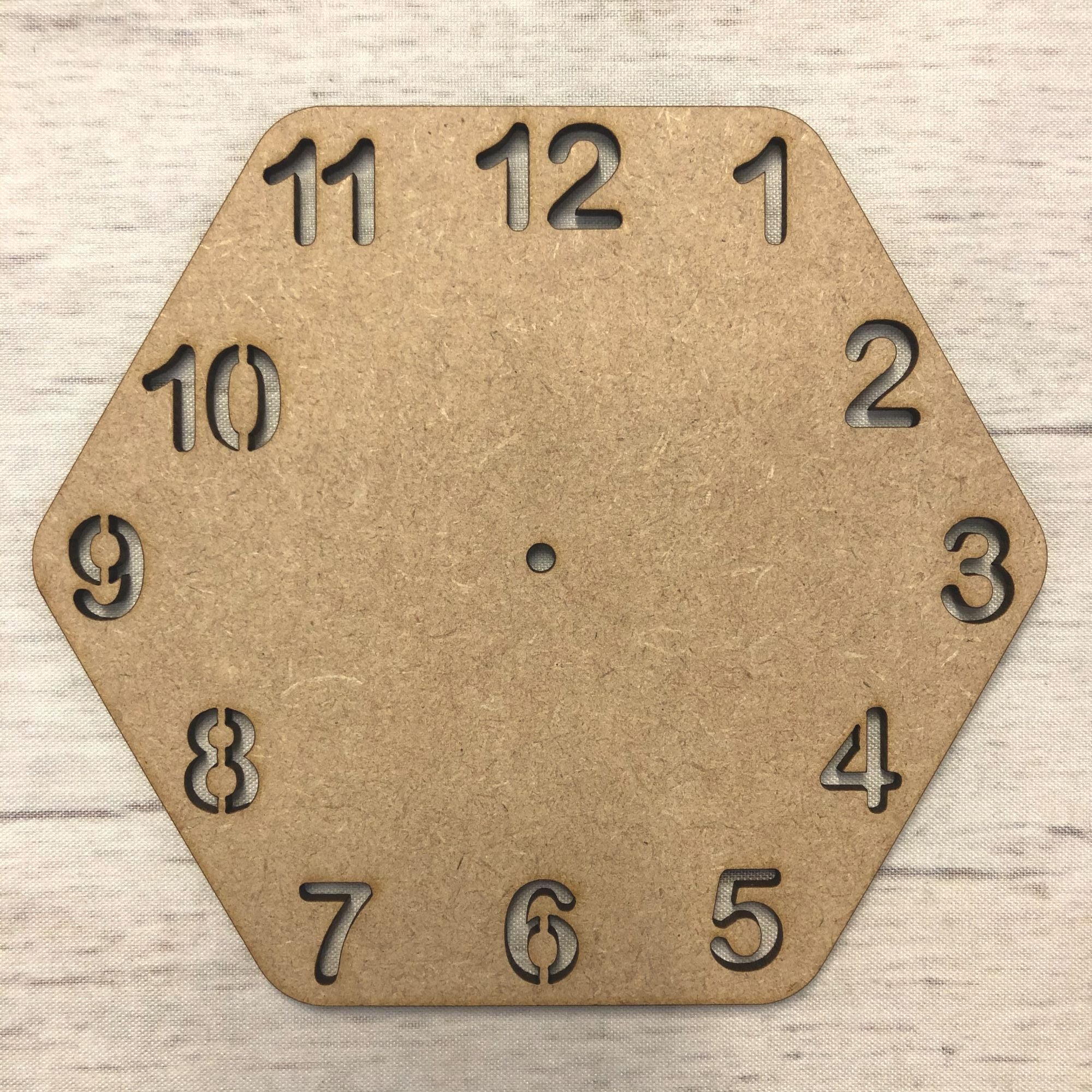 Base MDF - Hexagon Clock