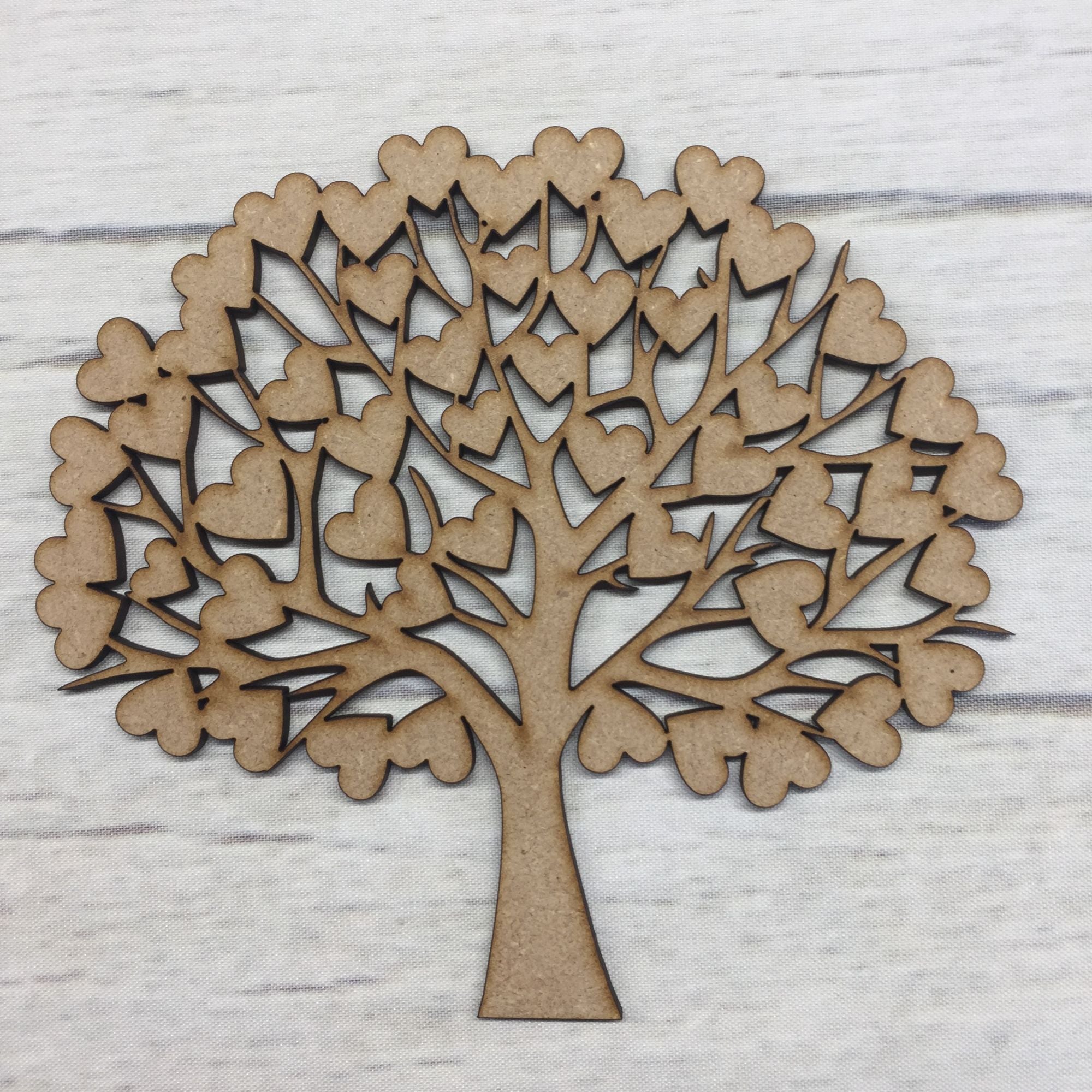 Base MDF - Decorative Family Tree 4 (Hearts)