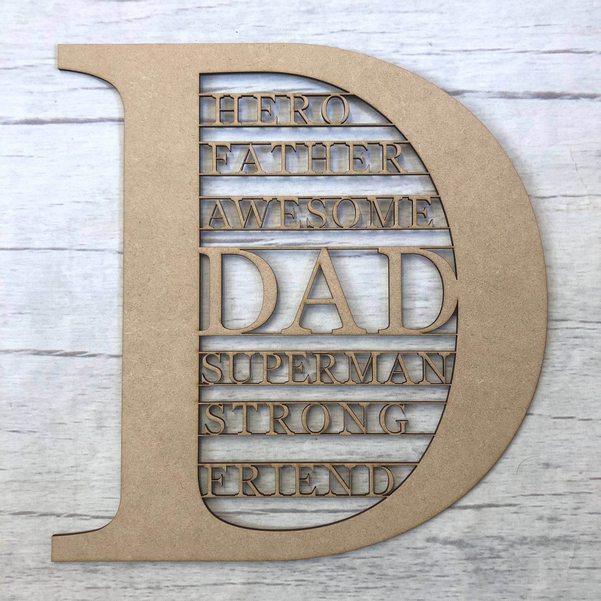Base MDF - Father's day hanging plaque 3
