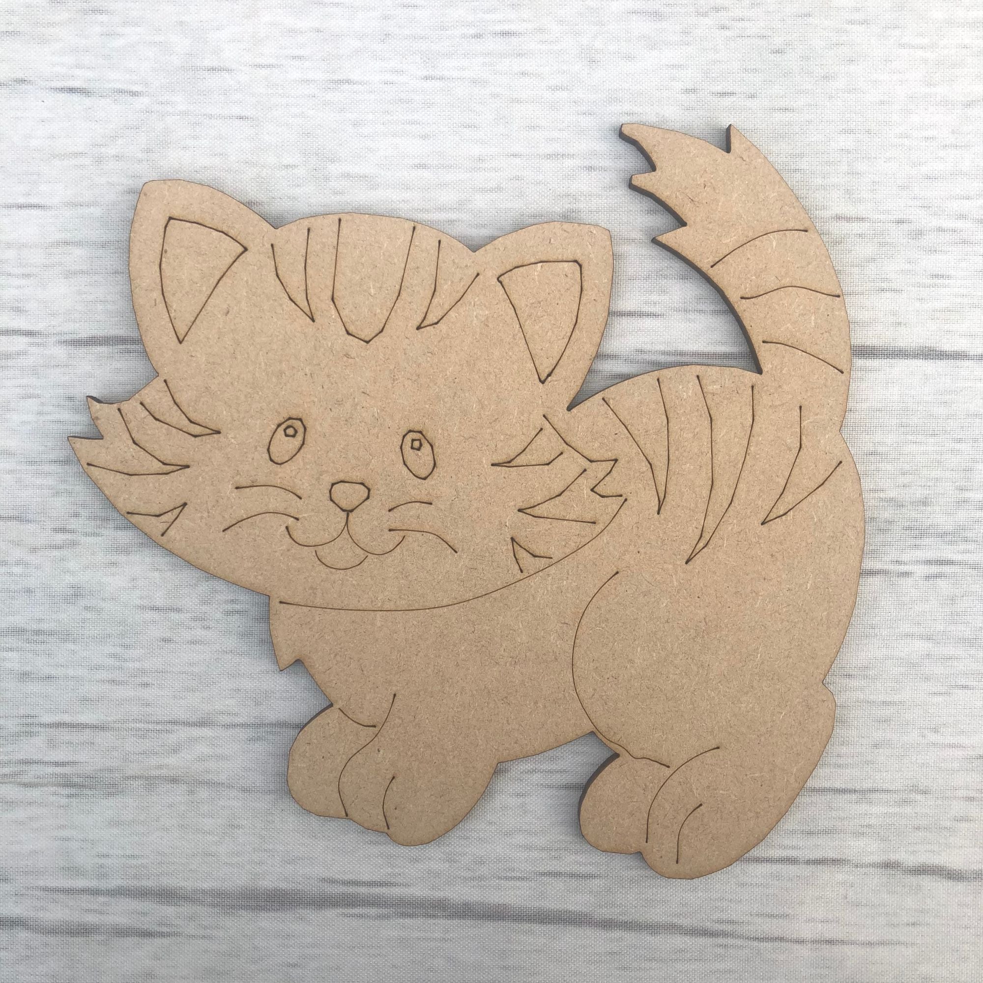Kitten - engraved