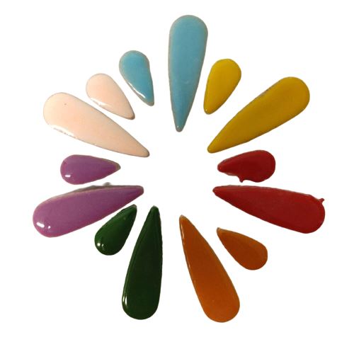 Ceramic Teardrops Mix - Multicolour