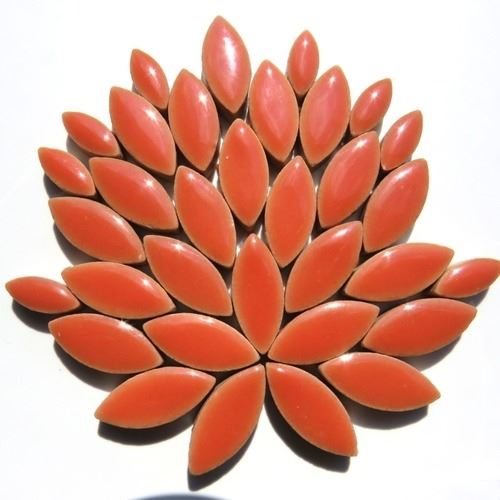 Ceramic Petals - Deep Salmon H51