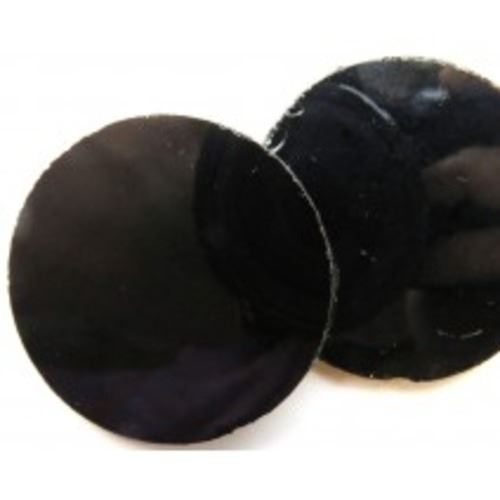 Large Tiffany Circles - Black - Set of 2
