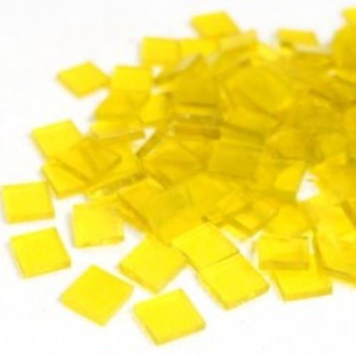 Mini Stained Glass tiles - Clear Yellow MT12 - 250g