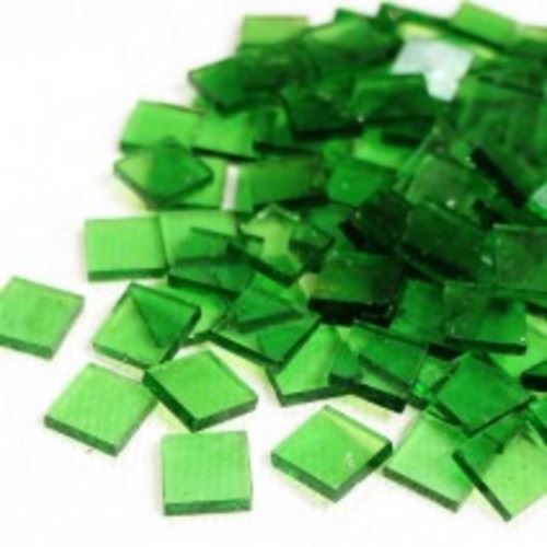 Mini Stained Glass tiles - Clear Acid Green MT03 - 250g