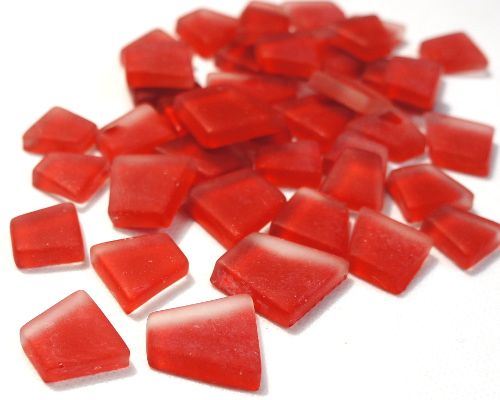 Beach Glass - Frosted Red