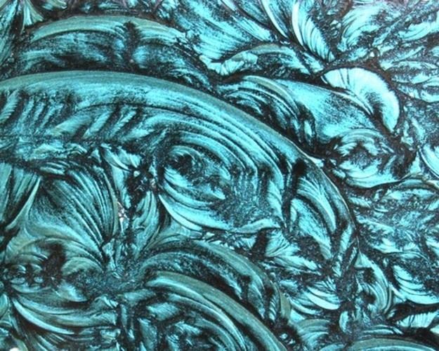 Van Gogh Glass - Blue Green - 5x10cm