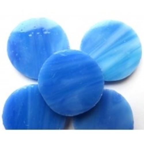Small Tiffany Circles - Dream Blue - Set of 5