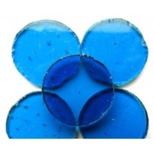 Small Tiffany Circles - Turquoise - Set of 5