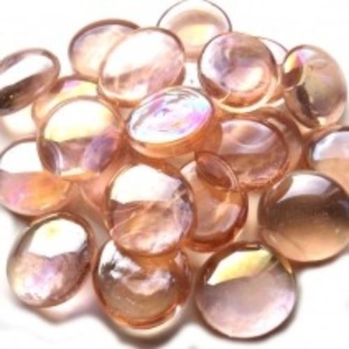 Glass Nuggets - Peachy Pink Diamond