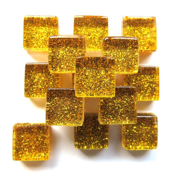 10mm Glitter Loose - Gold