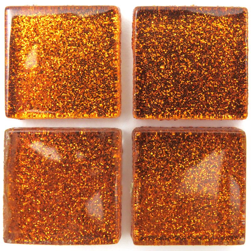 20mm Glitter - Burnt Orange