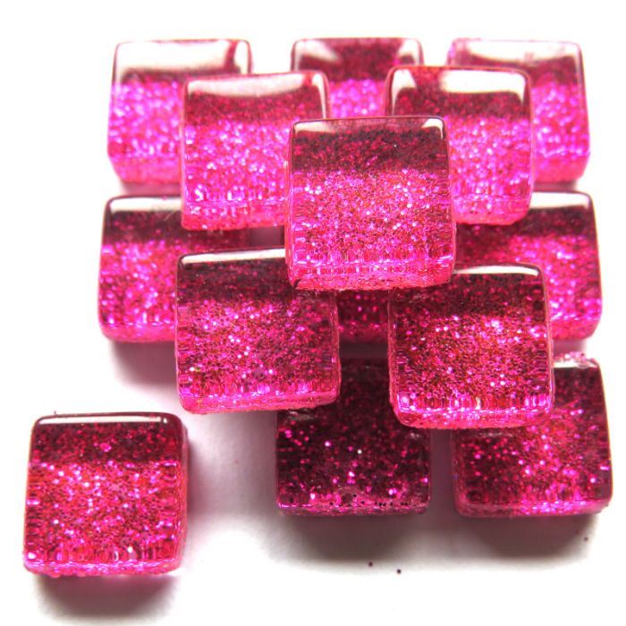 10mm Glitter Loose - Fuchsia Magic