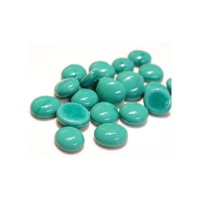Glass Nuggets - Teal Marble