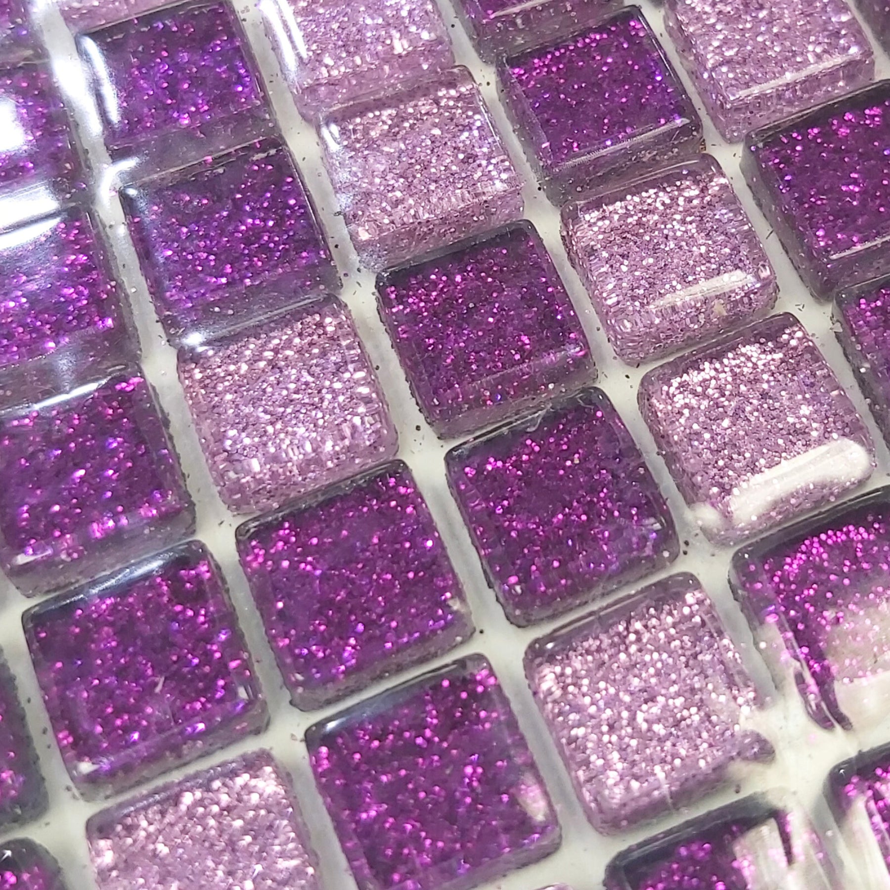 10mm Glitter - Purple Daze - 81 Tiles *DISCONTINUED*