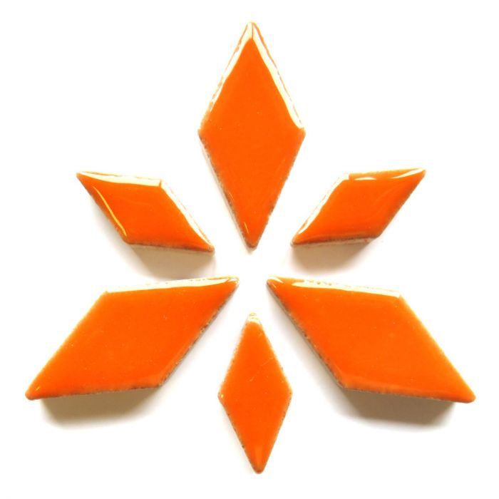 Ceramic Diamonds - Popsicle Orange