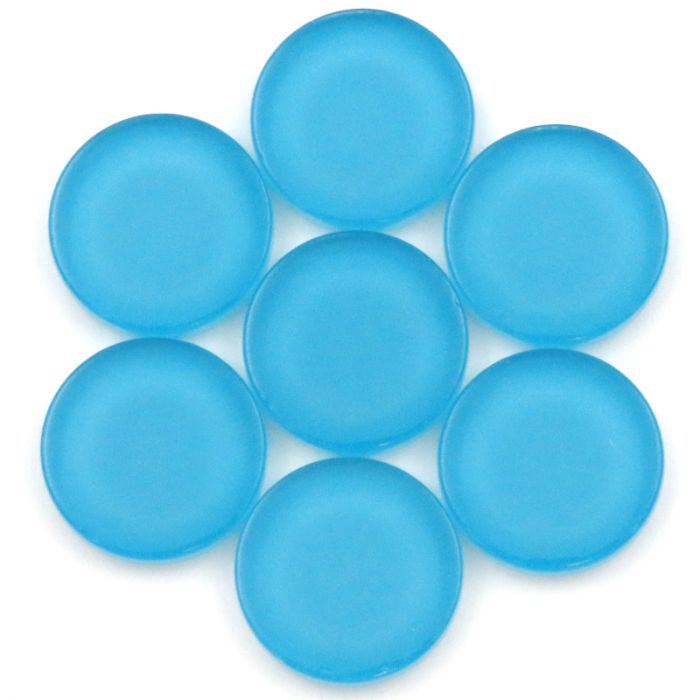 Mandala - 20mm Circles - Turquoise