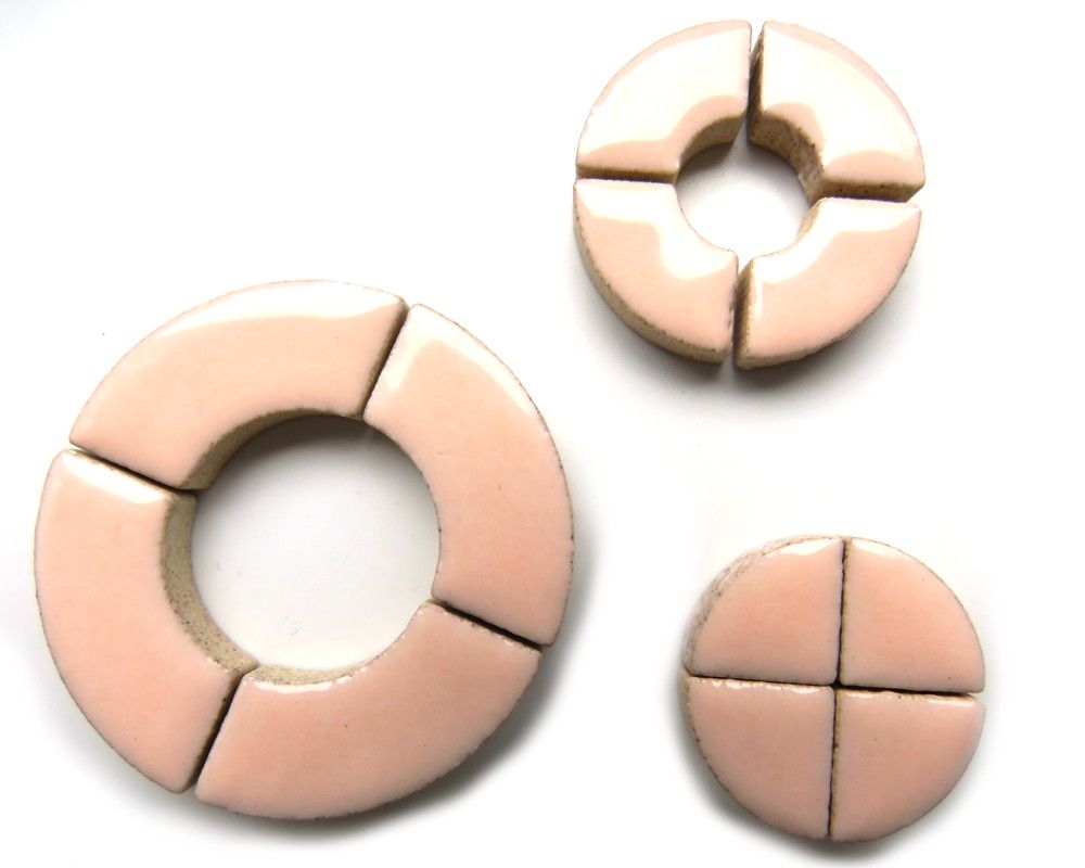 Ceramic Bullseyes - Fresh Pink