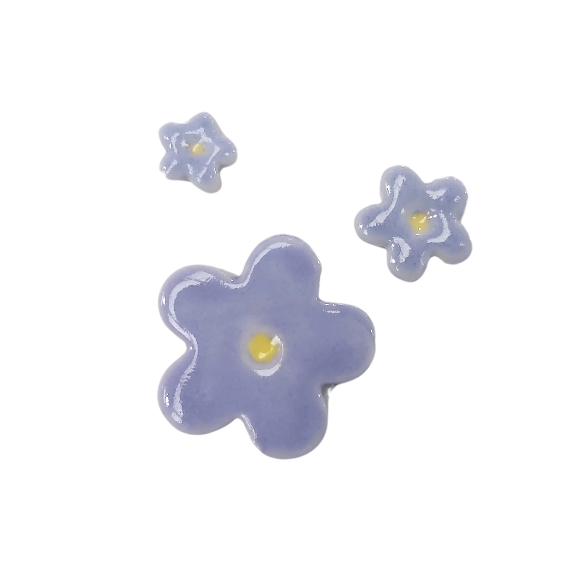 Handmade Shapes - Lilac Blossoms - Set of 3