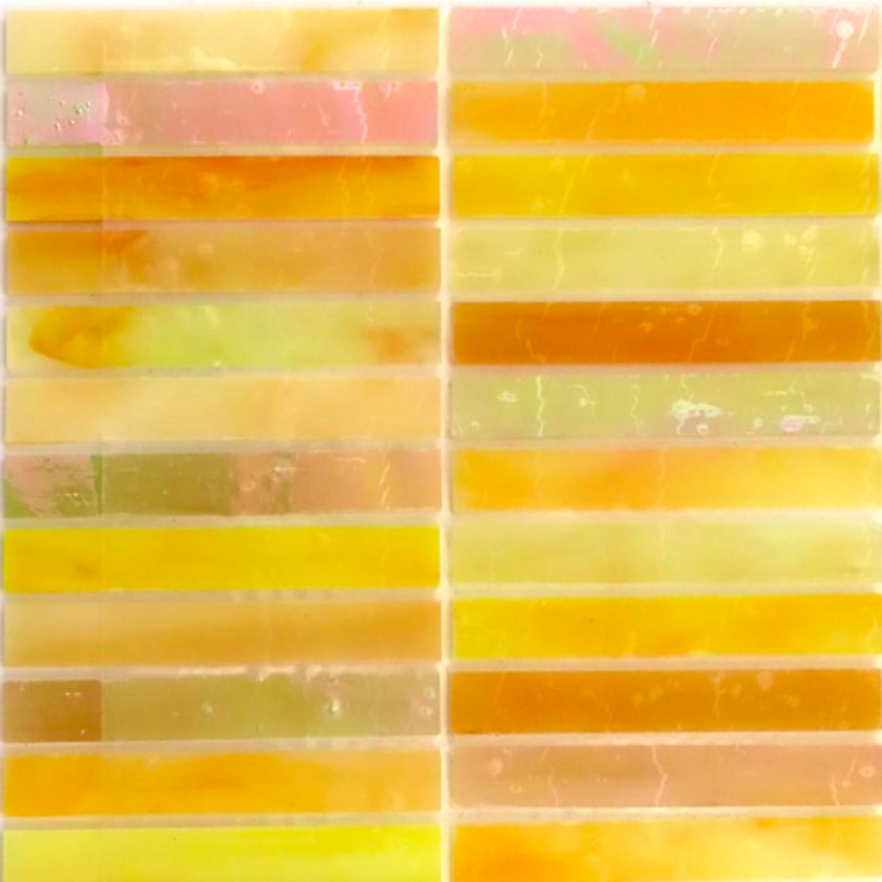 Glass Slivers - Yellow Chiffon