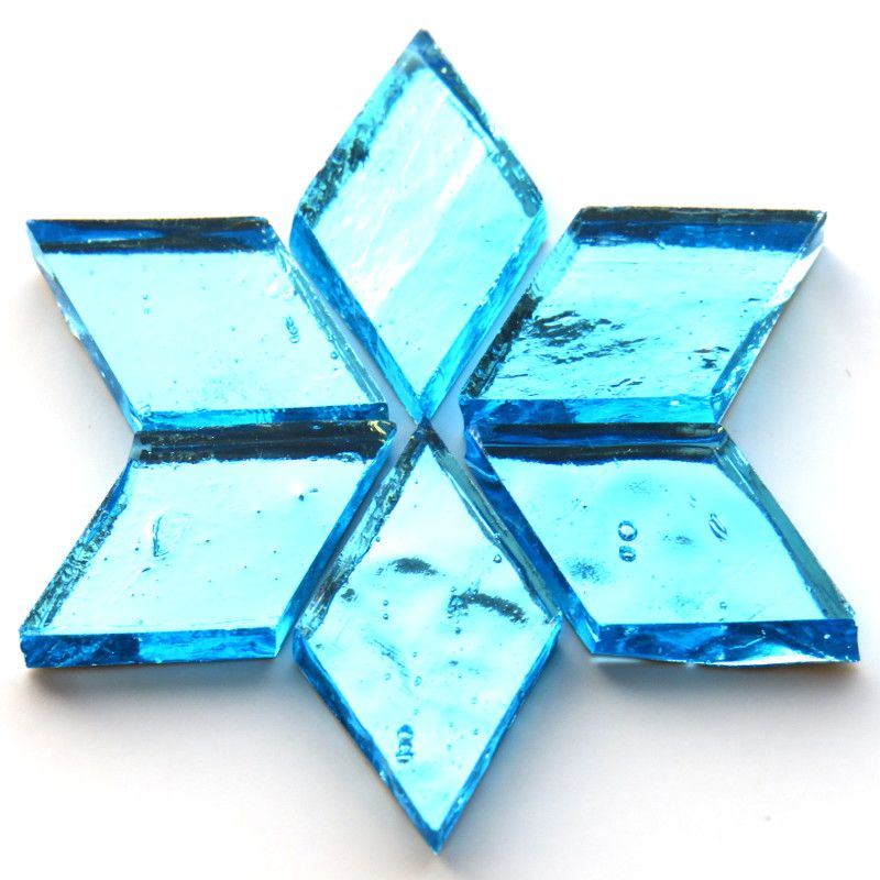 AR03 Glass Diamonds - Aqua Wavy
