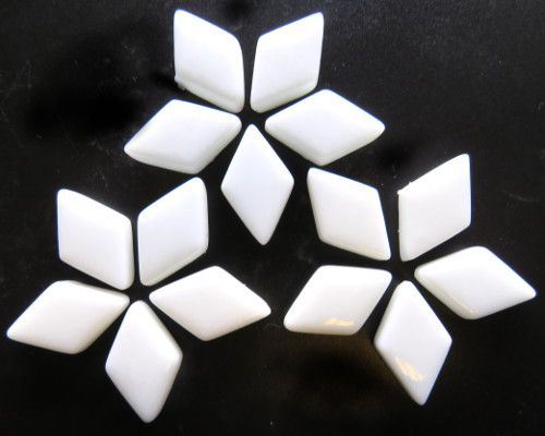 Glass Diamonds - Opal White 040