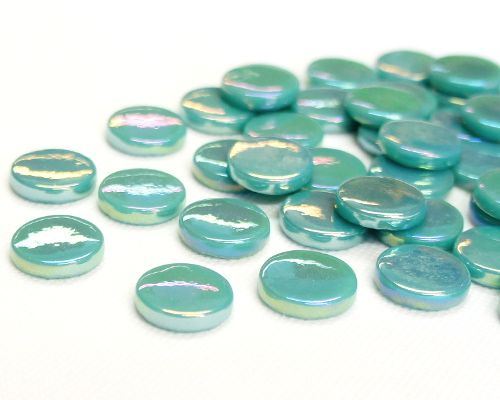 Penny Rounds Iridised - 014P Teal
