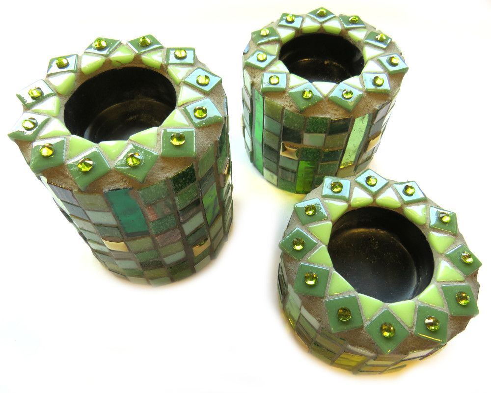 Kit - Cozy Candleholder (set of 3): Green