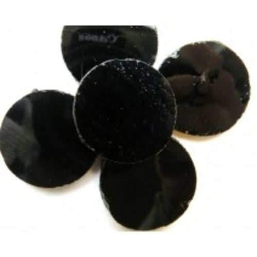Small Tiffany Circles - Black - Set of 5