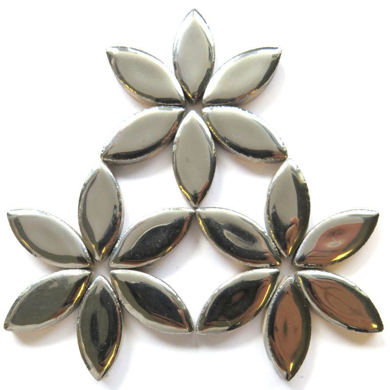 25mm Ceramic Petal - Silver