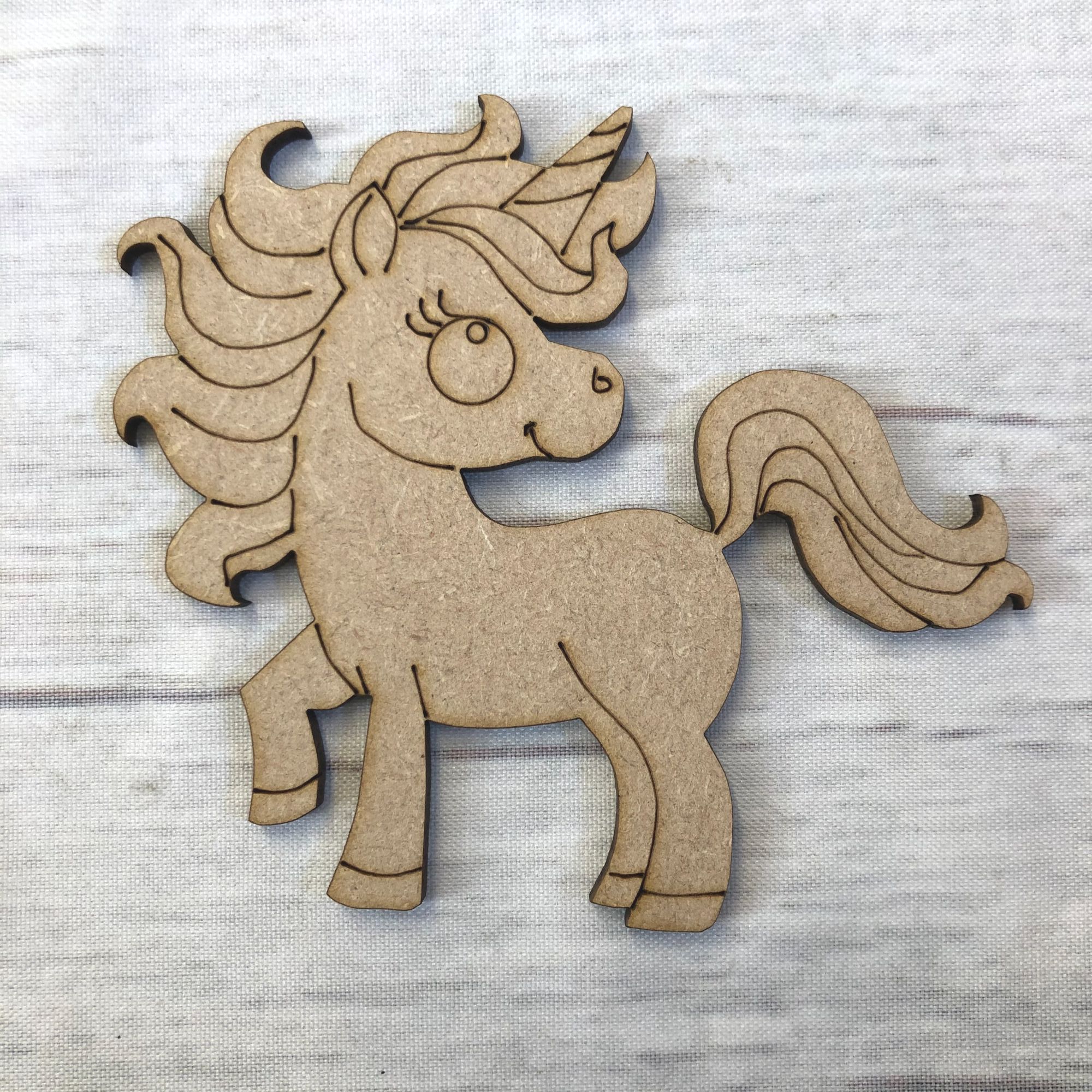 Unicorn 1 - engraved