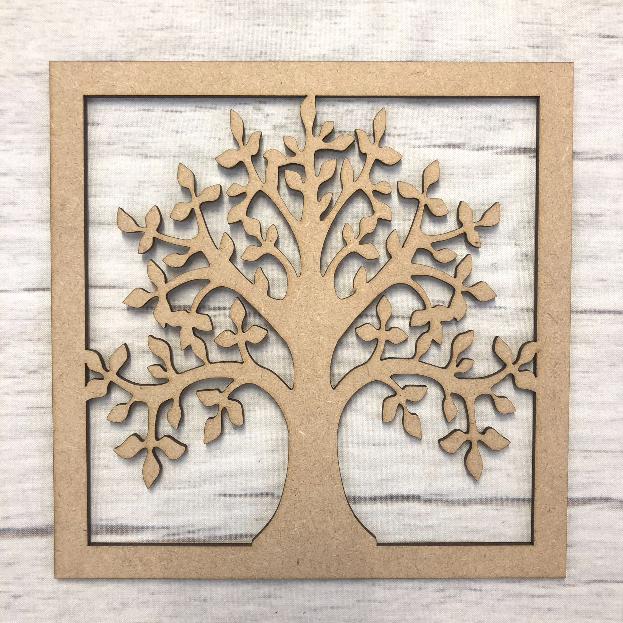 Base MDF - Decorative Family Tree 2 (framed)