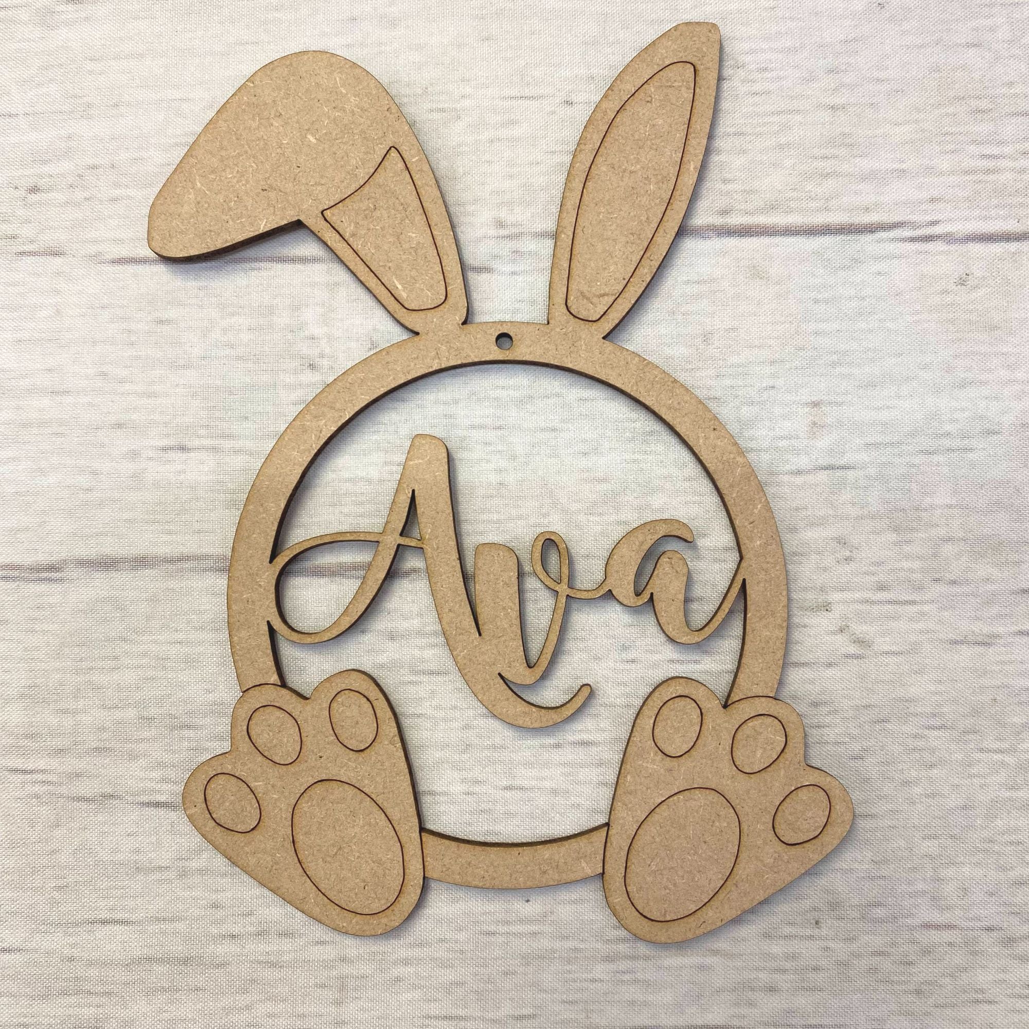 Base MDF - Bunny - Personalised Easter