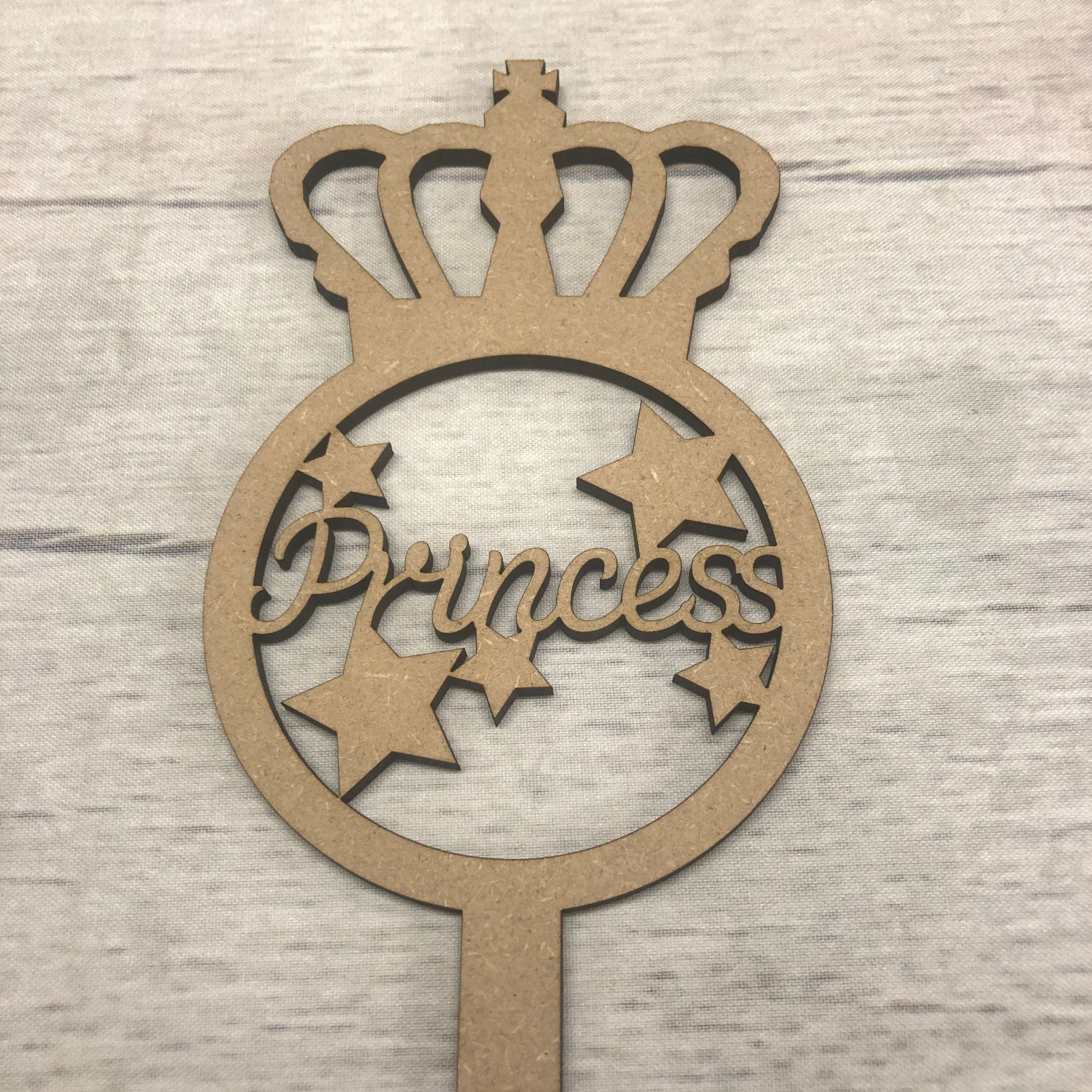 Base MDF - Princess Fairy birthday wand