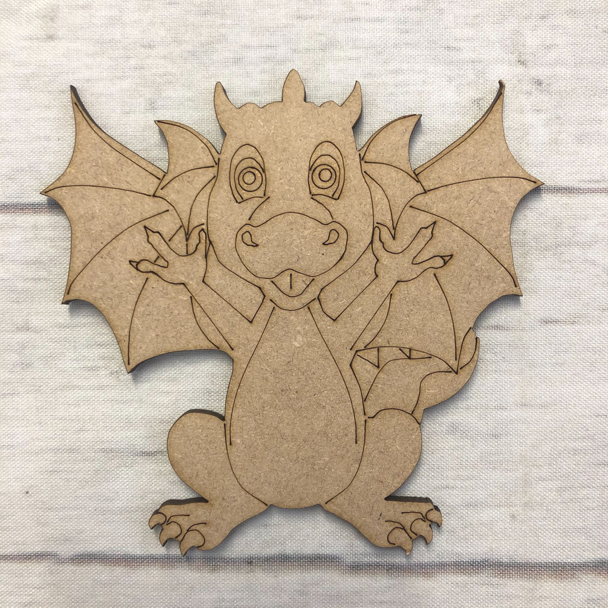 Dragon 4 - engraved