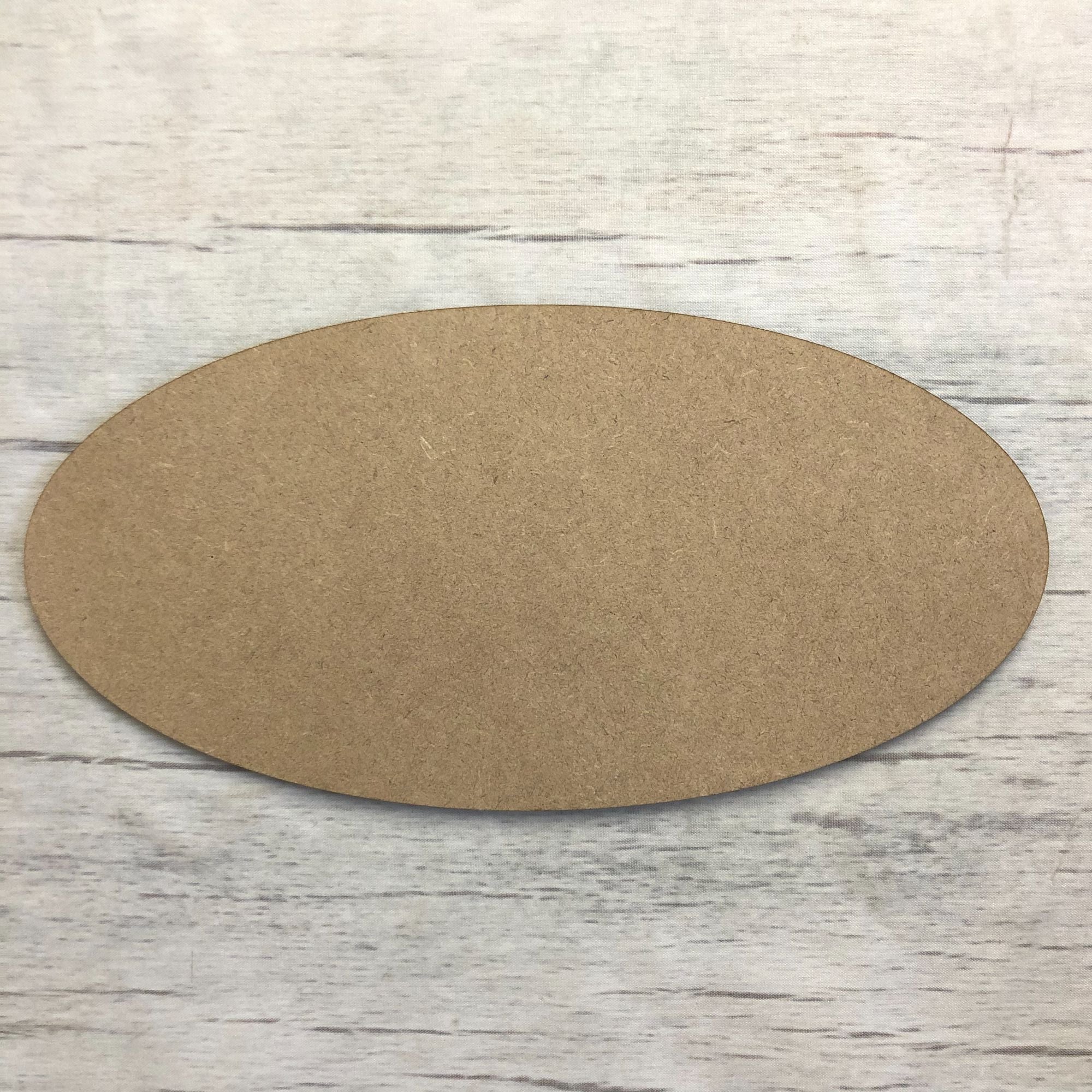 Blank name plaque - Oval