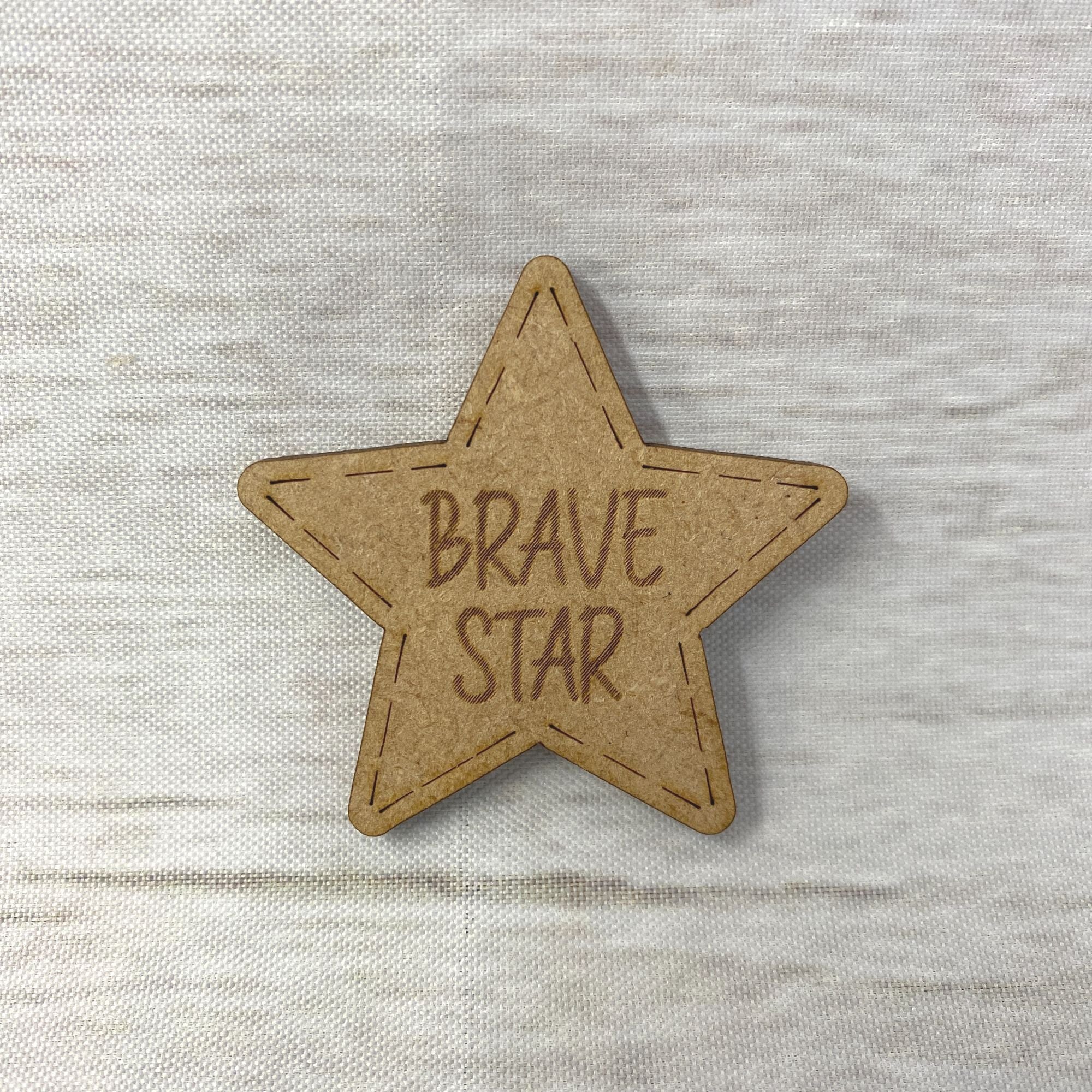 Base MDF - Brave Star - Engraved