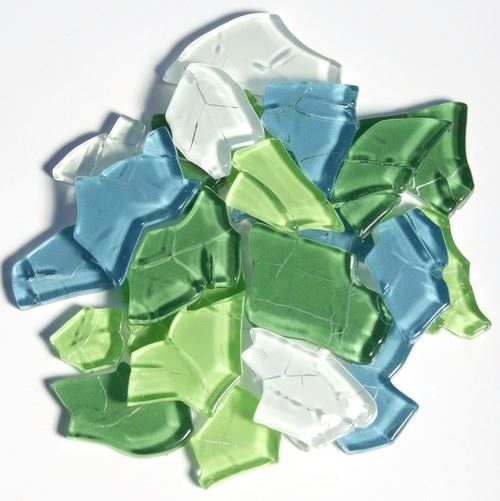 Crash Glass - Green Mix