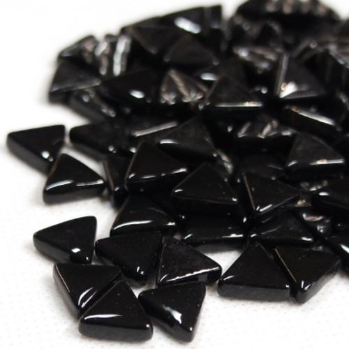 10mm Triangles - 049 Opal Black