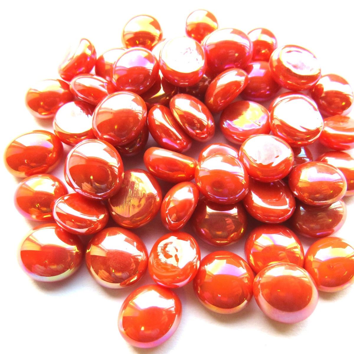 Mini Gems - Orange Opalescent
